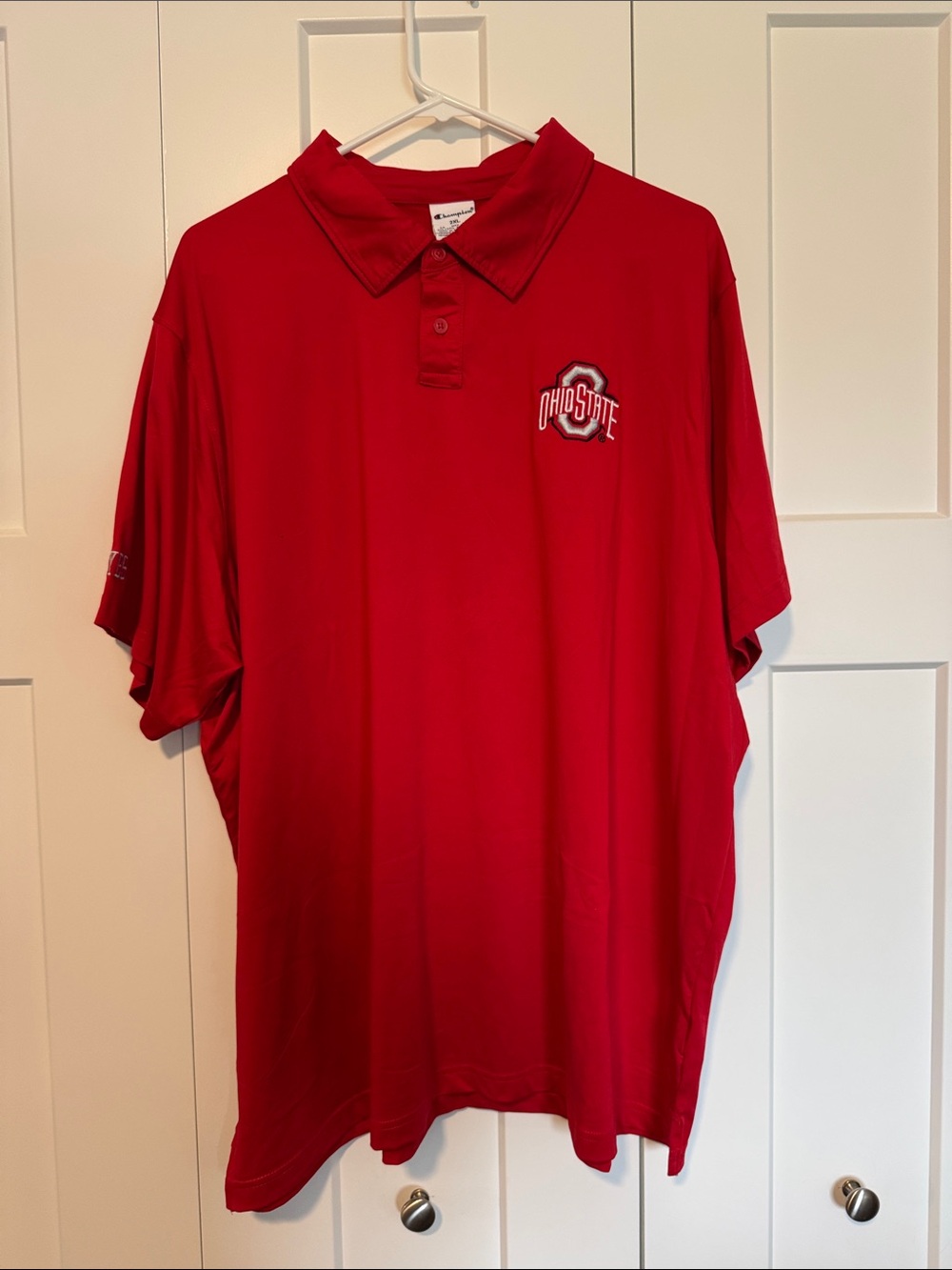 Champion Red Ohio State Polo Shirt